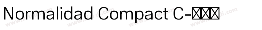 Normalidad Compact C字体转换